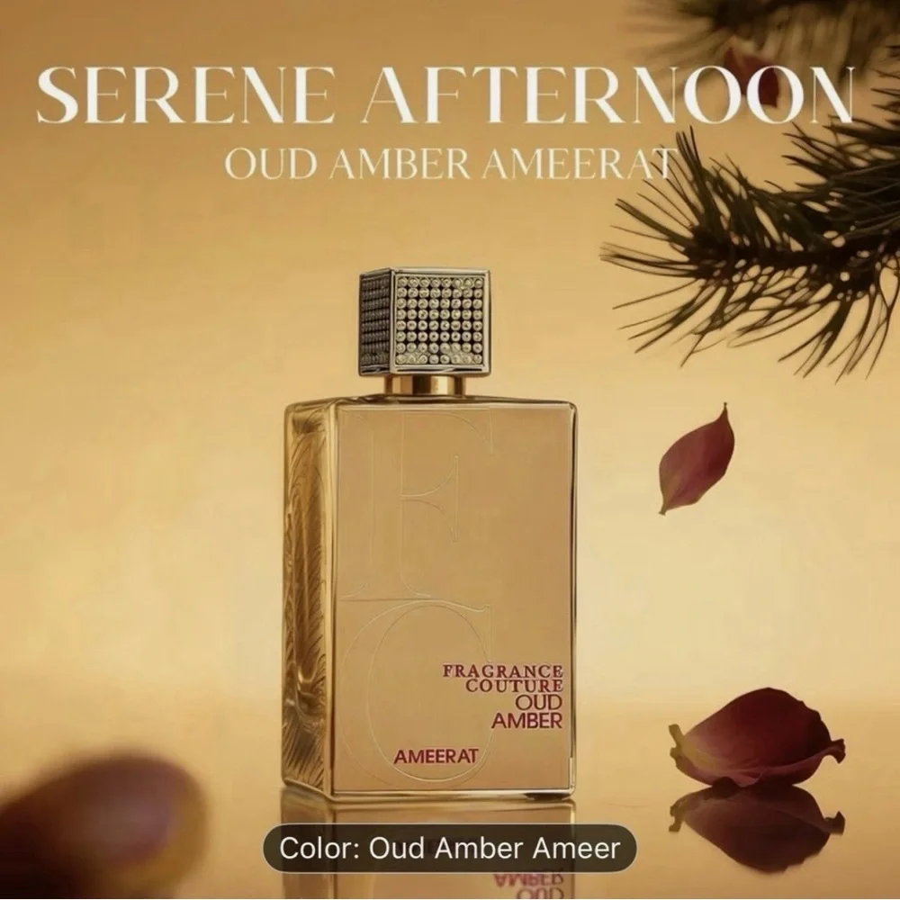 AMEERAT Oud Amber Fragrance Couture Oud Amber Rose Scent Unisex